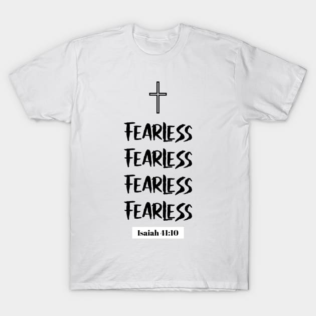 Fearless Faith T-Shirt by TheCrossandTheCufflink